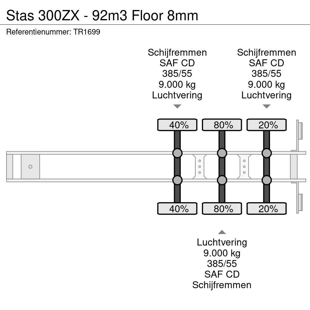 Stas 300ZX - 92m3 Floor 8mm Cajas de piso oscilante