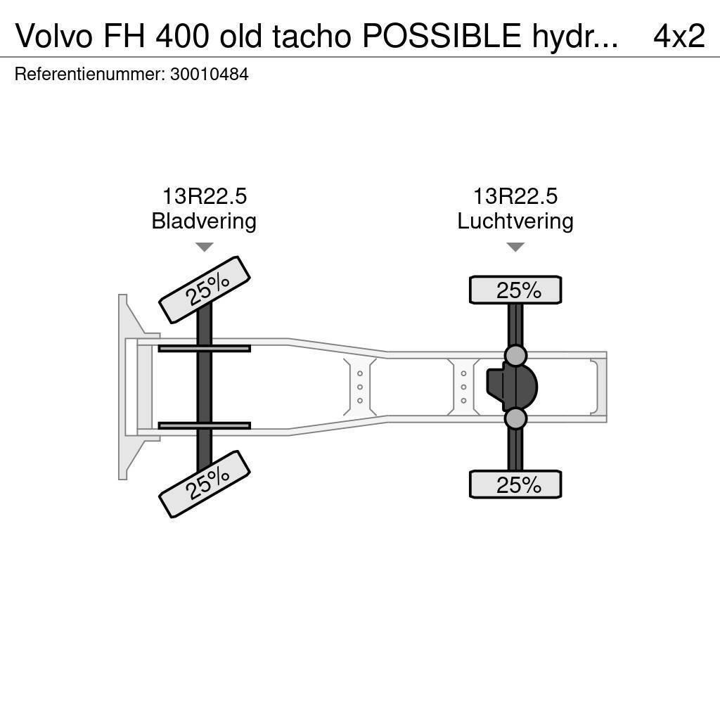 Volvo FH 400 old tacho POSSIBLE hydraulic Cabezas tractoras
