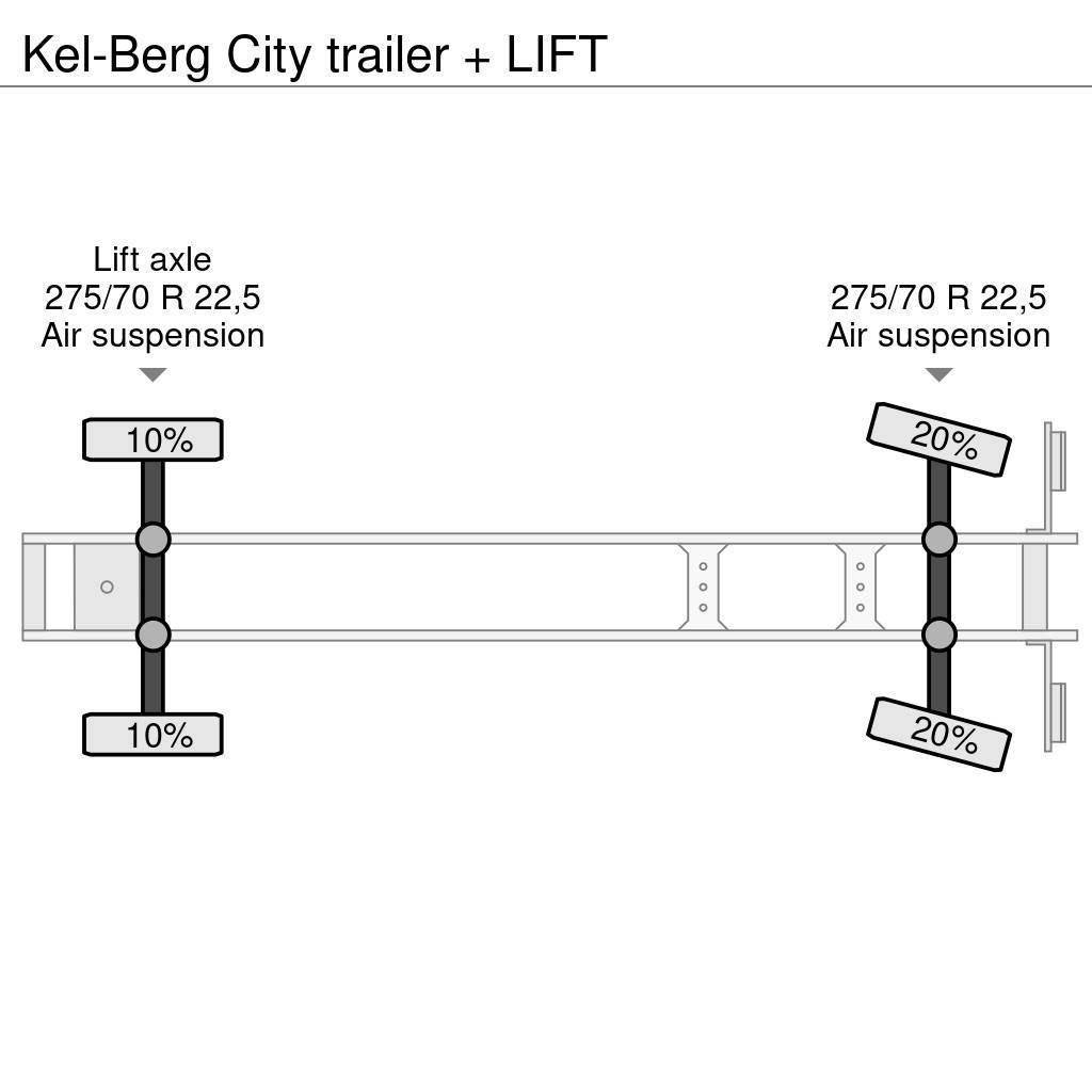 Kel-Berg City trailer + LIFT Semirremolques con caja de lona