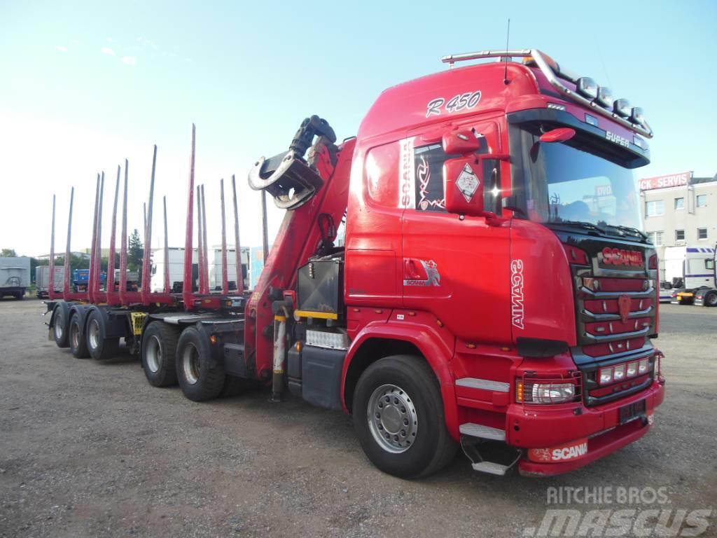 Scania R 450 Transporte de madera