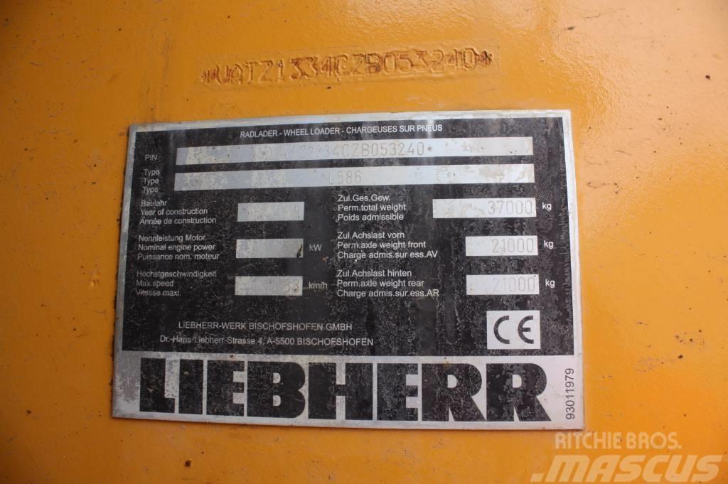 Liebherr L586XP Cargadoras sobre ruedas