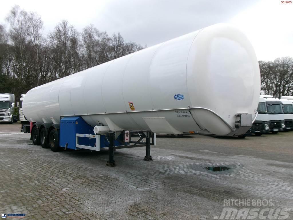 Indox Low-pressure LNG gas tank inox 56.2 m3 / 1 comp Semirremolques cisterna