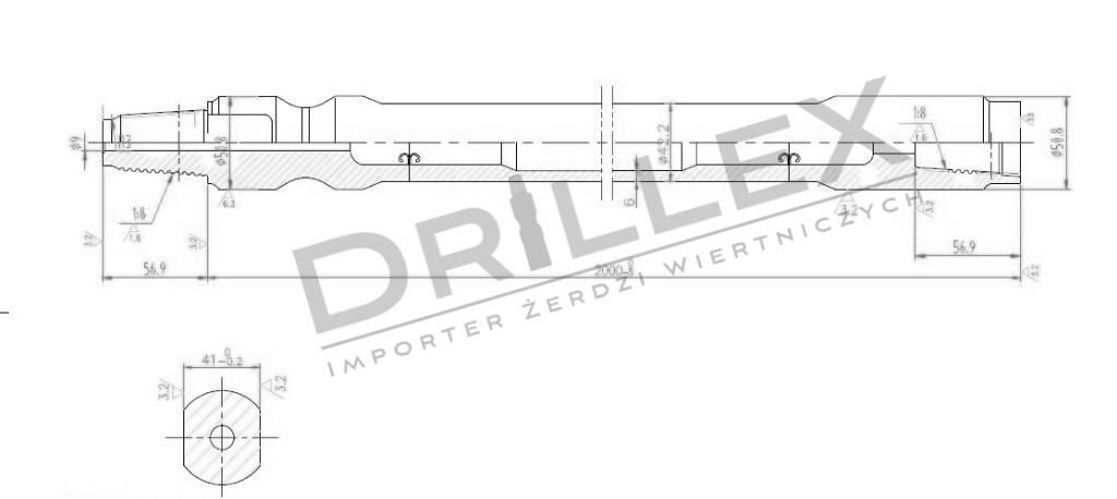 Ditch Witch JT 920 Drill pipes, Żerdzie wiertnicze Equipo de perforación horizontal