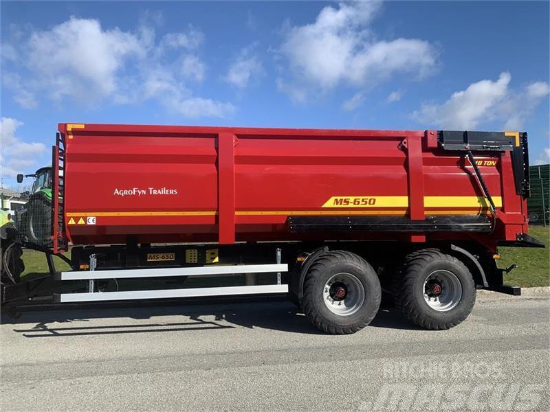 Agrofyn Trailers 18 tons bagtipvogn Remolques volquete