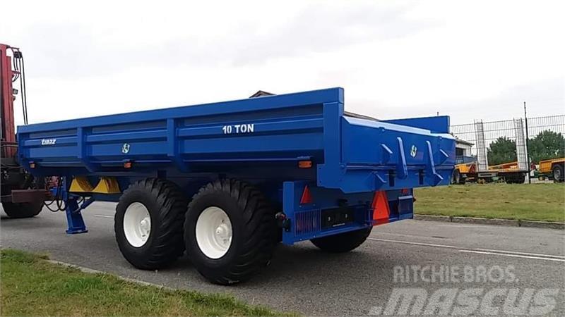 Tinaz 10 tons dumpervogn forberedt til ramper Otras máquinas de paisajismo y limpieza urbana