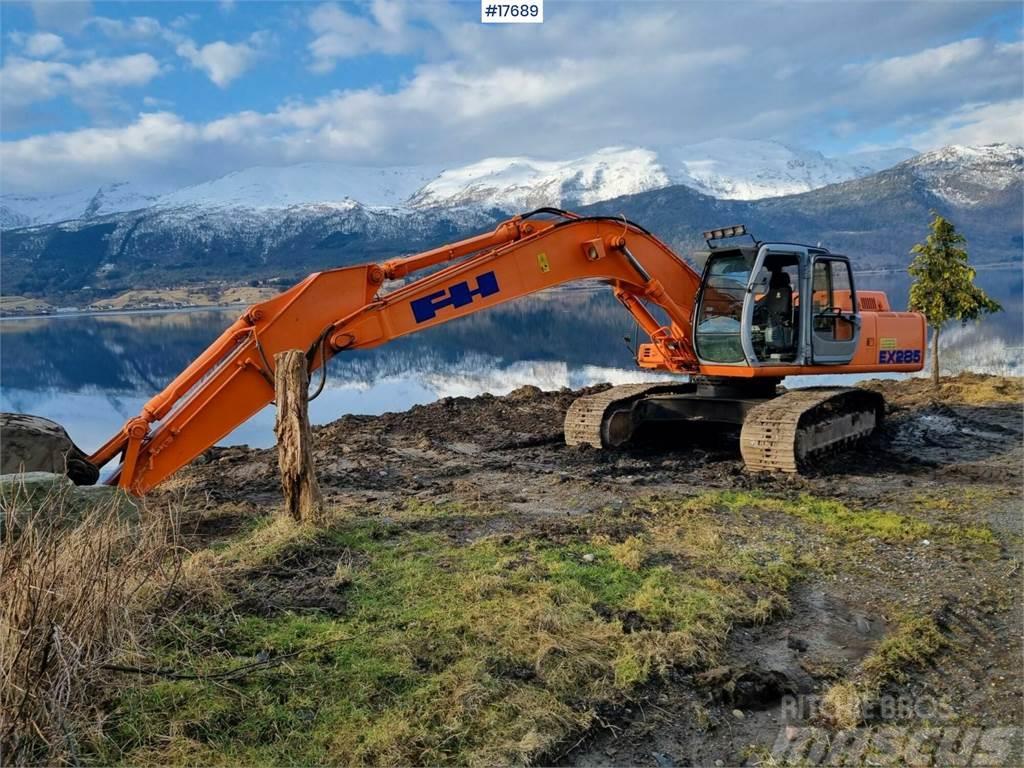 Fiat-Hitachi EX 285 for sale with digging tray Excavadoras de cadenas