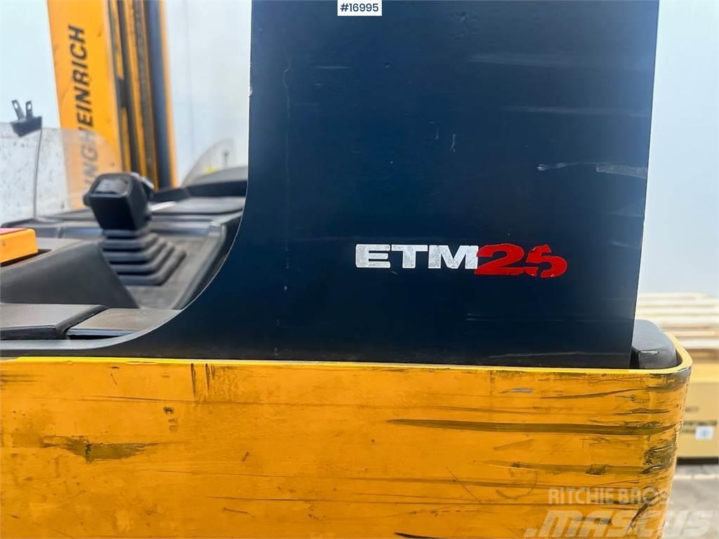 Jungheinrich ETM25 Truck. Rep object. Otras carretillas elevadoras