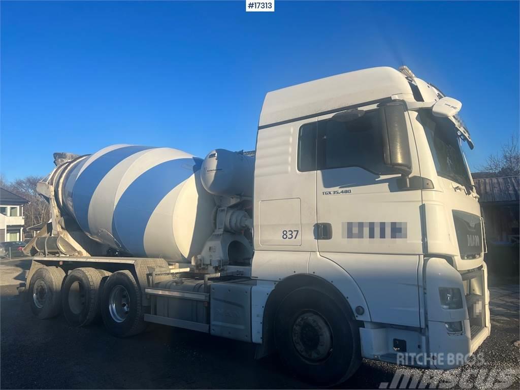 MAN TGX 35.480 8x4 Concrete truck w/ Putzmeister super Camiones hormigonera