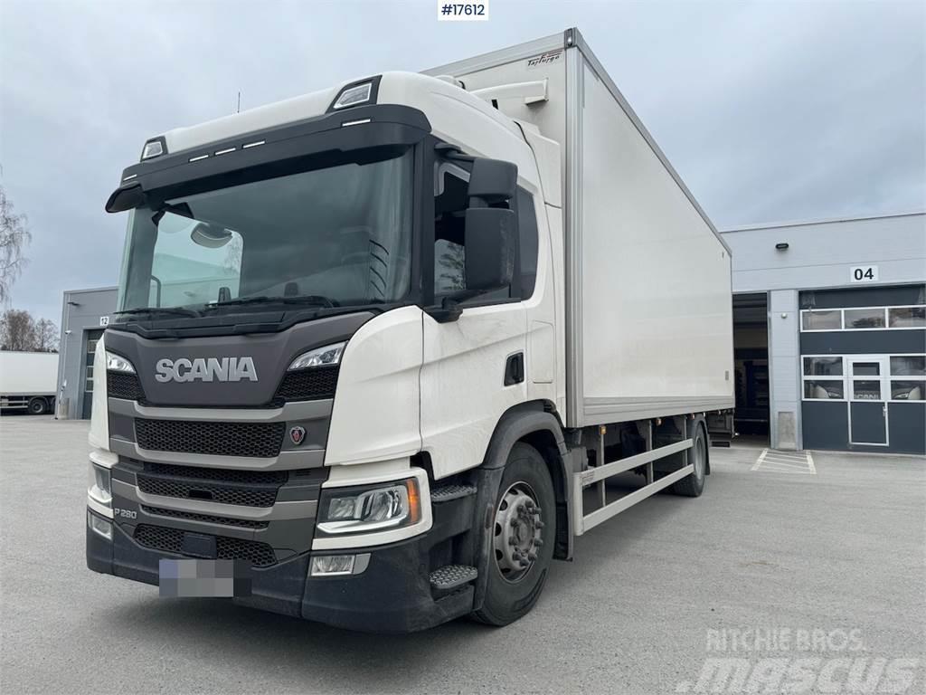 Scania P280 4x2 Box truck. WATCH VIDEO Camiones caja cerrada