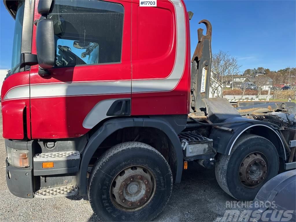 Scania P420 8x4 Hook truck. Camiones polibrazo