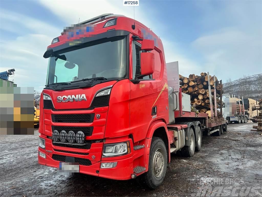 Scania R650 6x4 Tractor w/ Istrail Trailer. WATCH VIDEO Cabezas tractoras