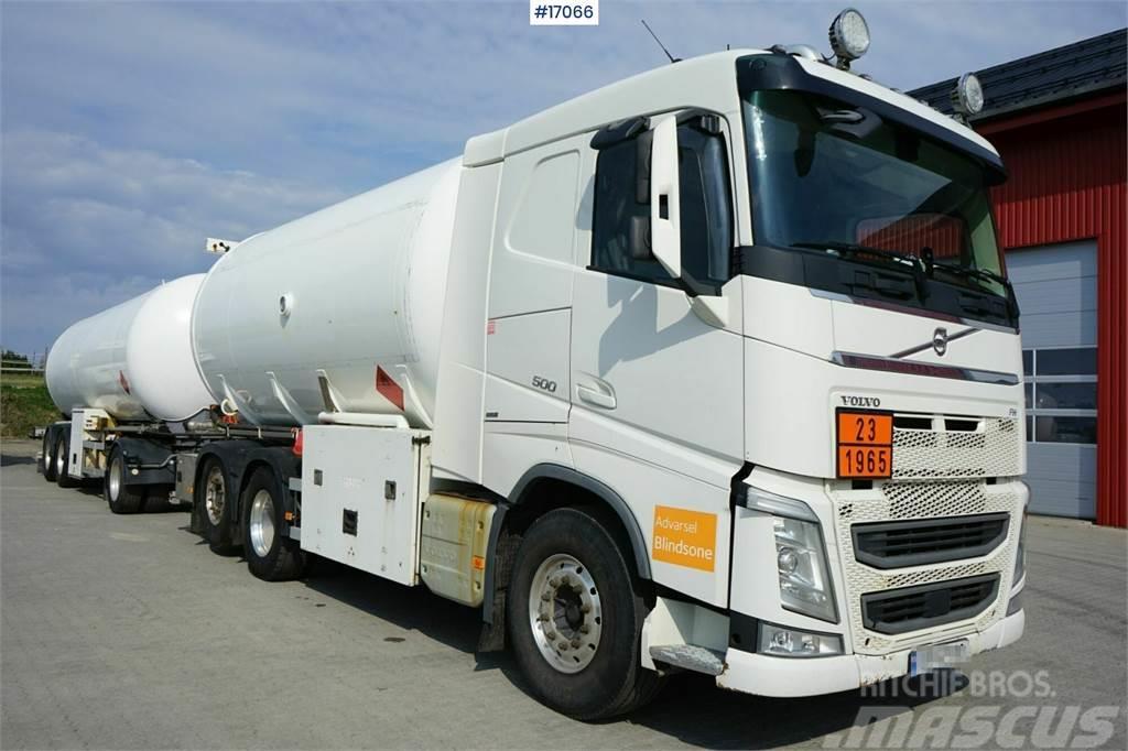 Volvo FH 500 6x2 LPG Truck with trailer. Camiones cisterna