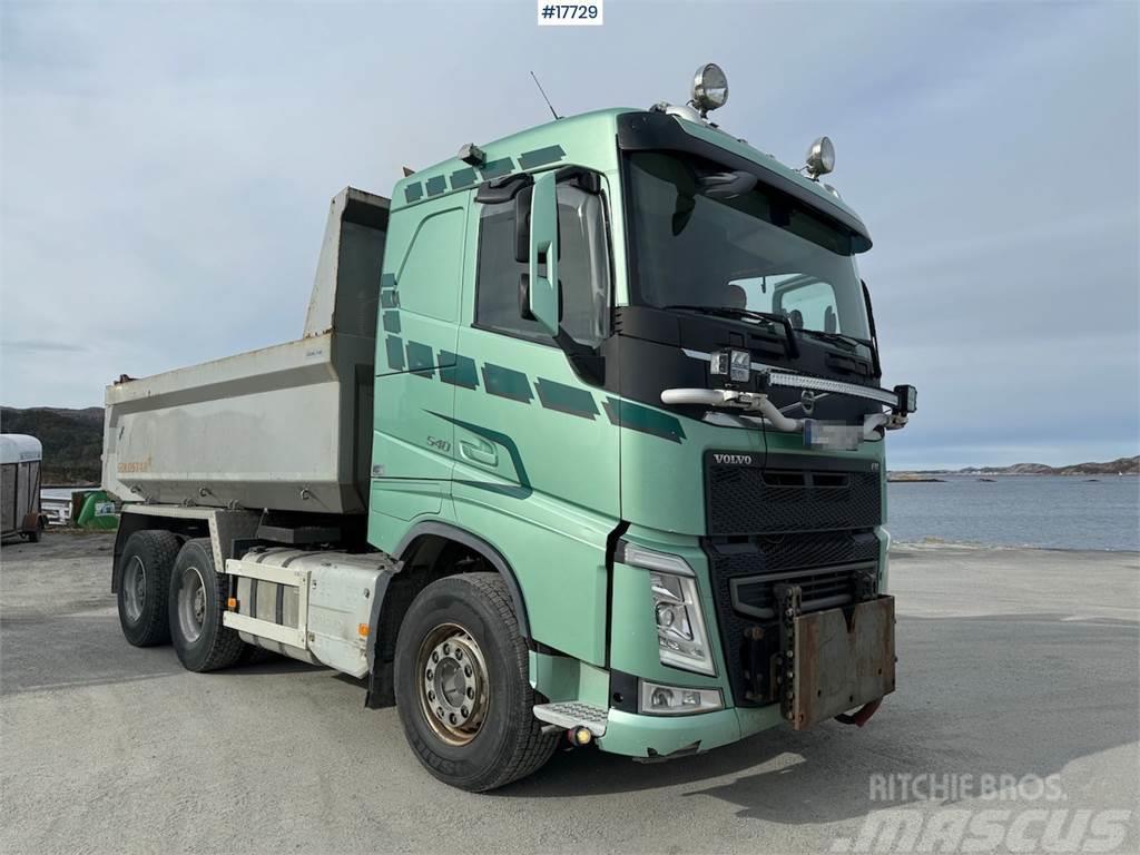 Volvo fh 540 6x4 plow rigged tipper. Euro 6. WATCH VIDEO Camiones bañeras basculantes o volquetes
