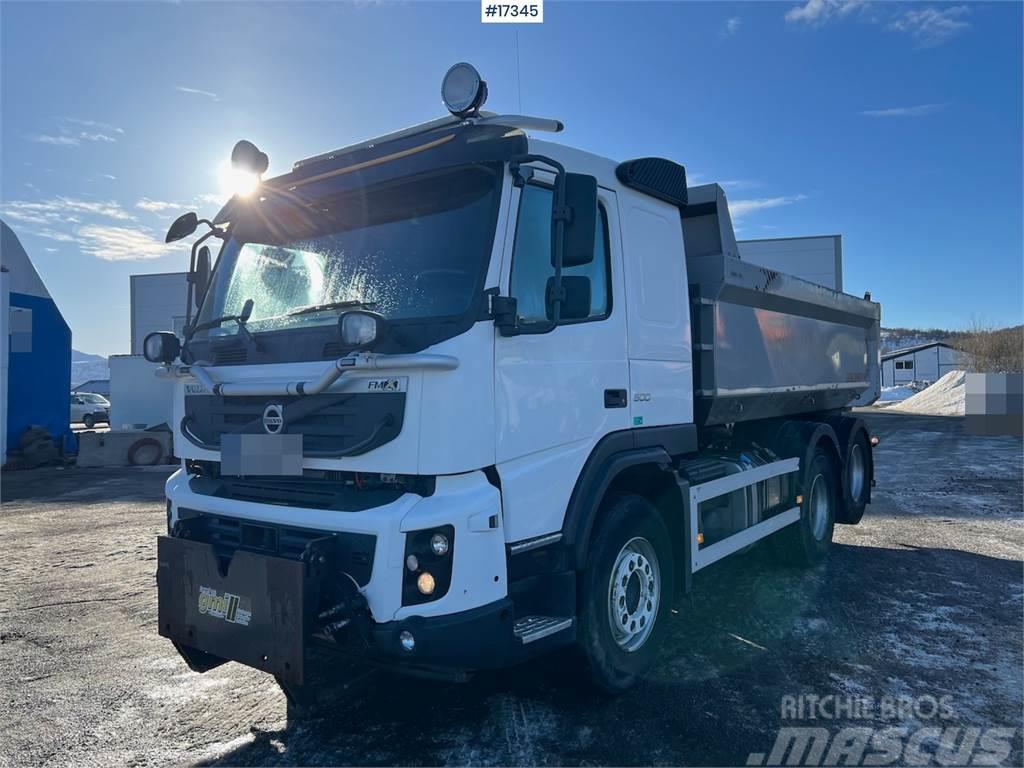 Volvo FMX 500 6x2 plow rigged combi truck w/ only 217k k Camiones bañeras basculantes o volquetes