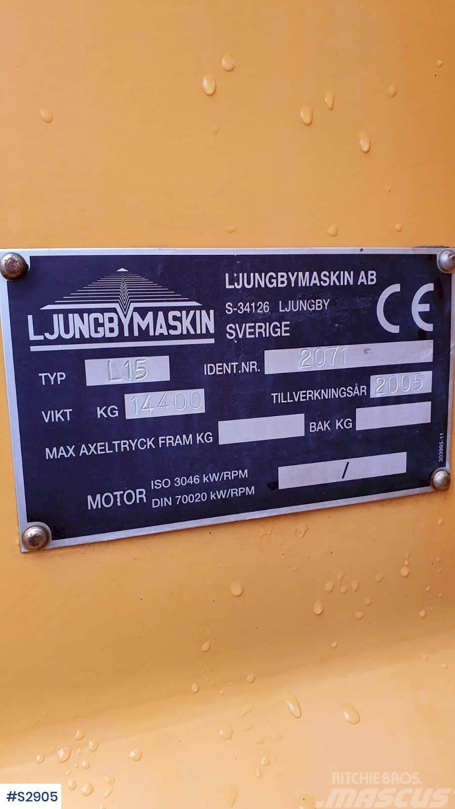 Ljungby L15 WHEEL LOADER WITHOUT BUCKET Cargadoras sobre ruedas