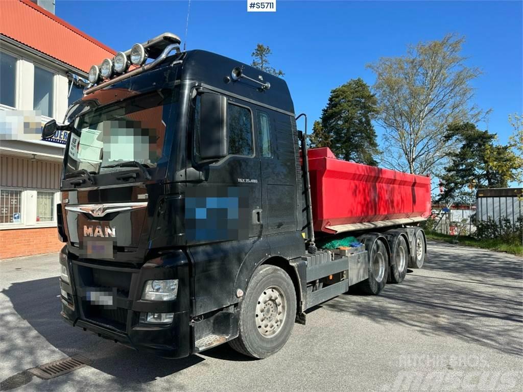 MAN TGX 35.480 8x4 Tridem Hook Truck, See video Camiones polibrazo
