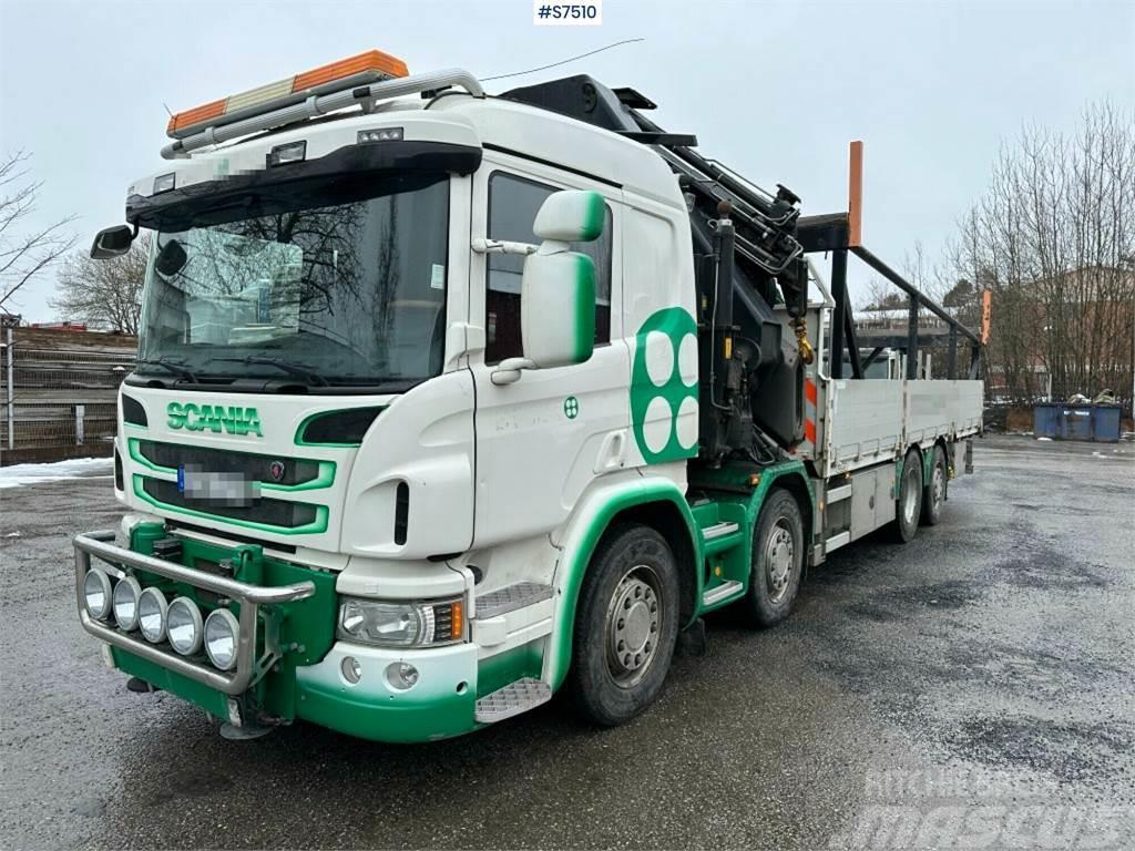 Scania P410 8X2 Hook truck with HIAB 622 E-8 HIPRO Crane  Camiones polibrazo