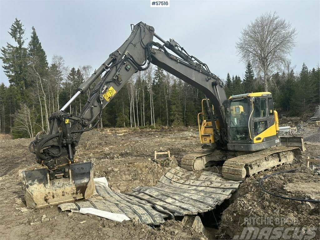 Volvo ECR145DL Crawler excavator with rotor and buckets Excavadoras de cadenas