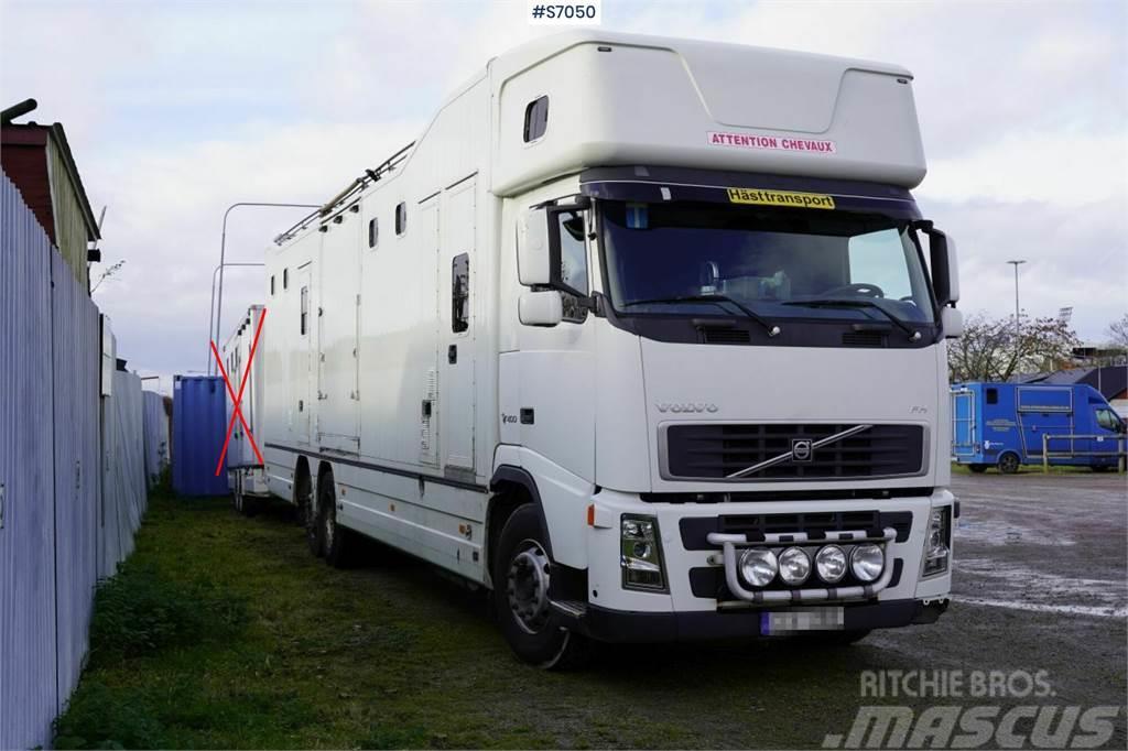 Volvo FH 400 6*2 Horse transport with room for 9 horses Camiones de ganado