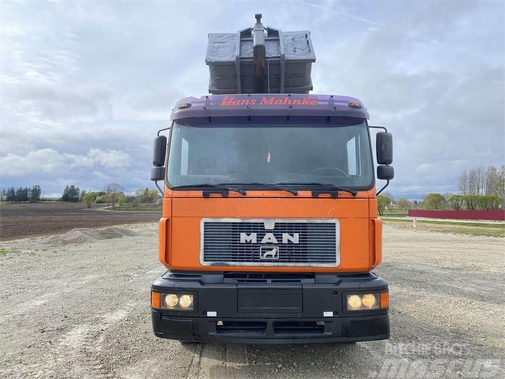 MAN 26.403 , 28 m3 metal container Camiones polibrazo