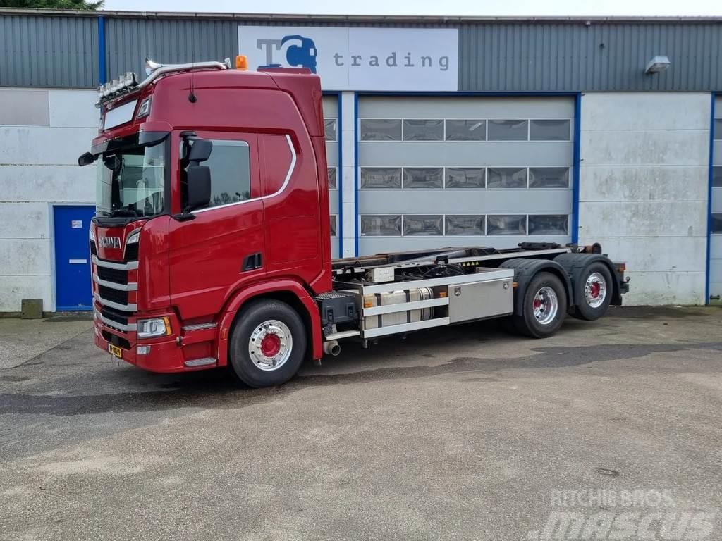 Scania R450 6x2 VDL hooklift, Full air. Camiones polibrazo