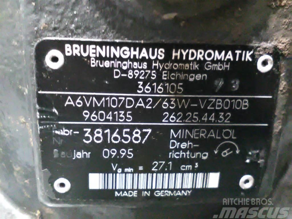 Brueninghaus Hydromatik A6VM107DA2/63W - Kramer 320 -Drive motor/Fahrmotor Hidráulicos