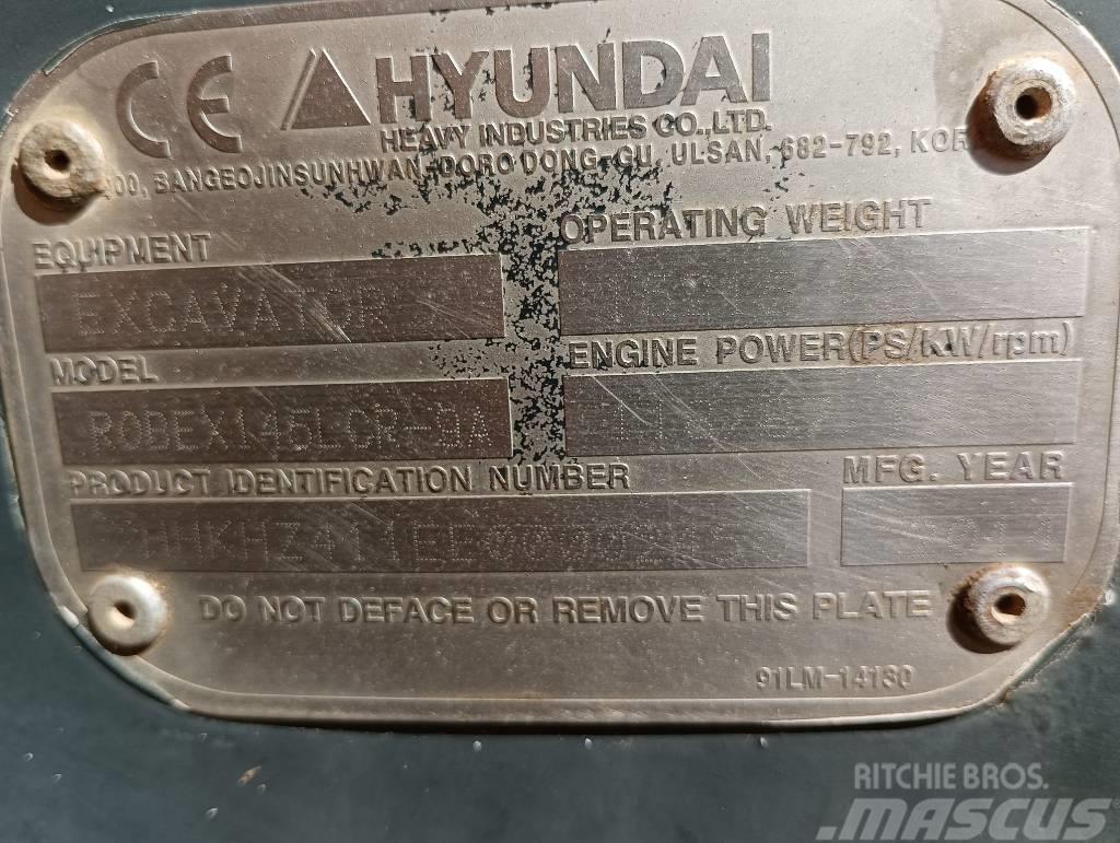 Hyundai R 145 Excavadoras de cadenas