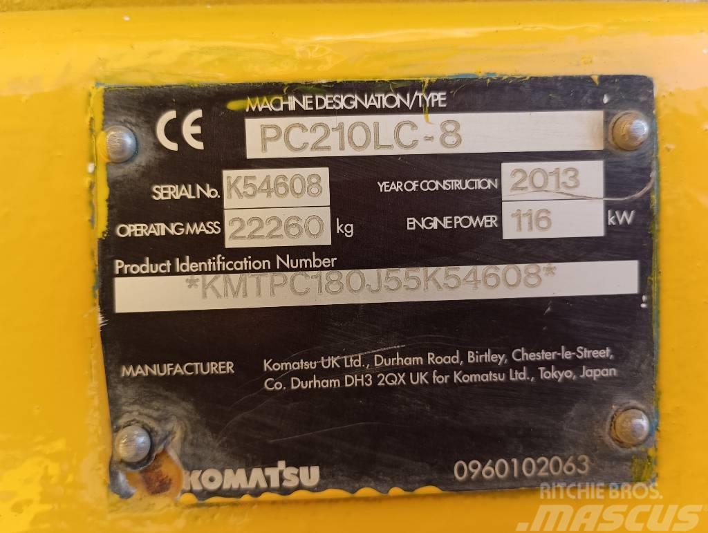 Komatsu PC 210 LC-8 Excavadoras de cadenas