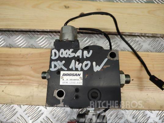 Doosan DX 140 W (1702-046)  hydraulic block Hidráulicos
