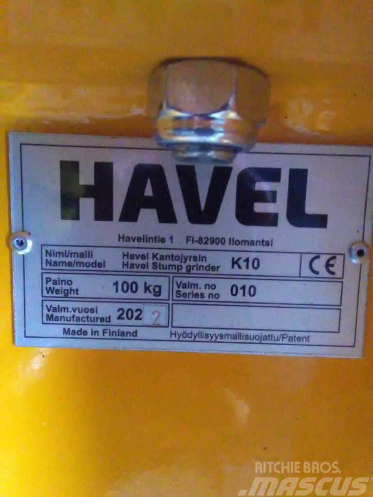 Havel K10 kantojyrsin 1,5-10 t koneisiin Compactadoras
