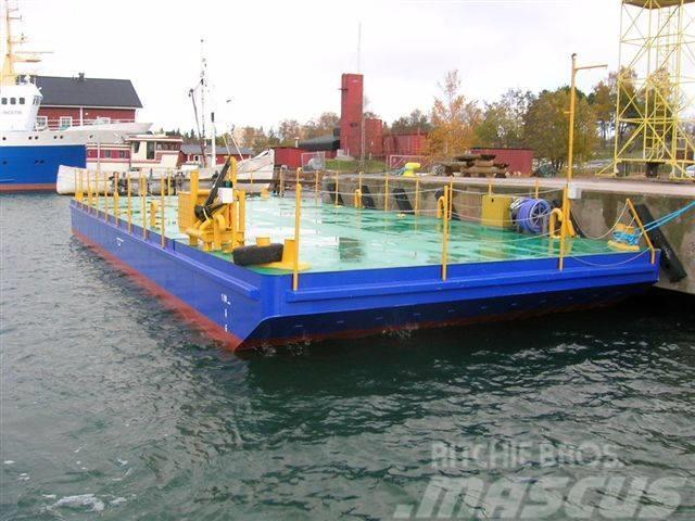  Flat Top  Barge / Pråm / Ponton 18 meter Barcos / barcazas de carga