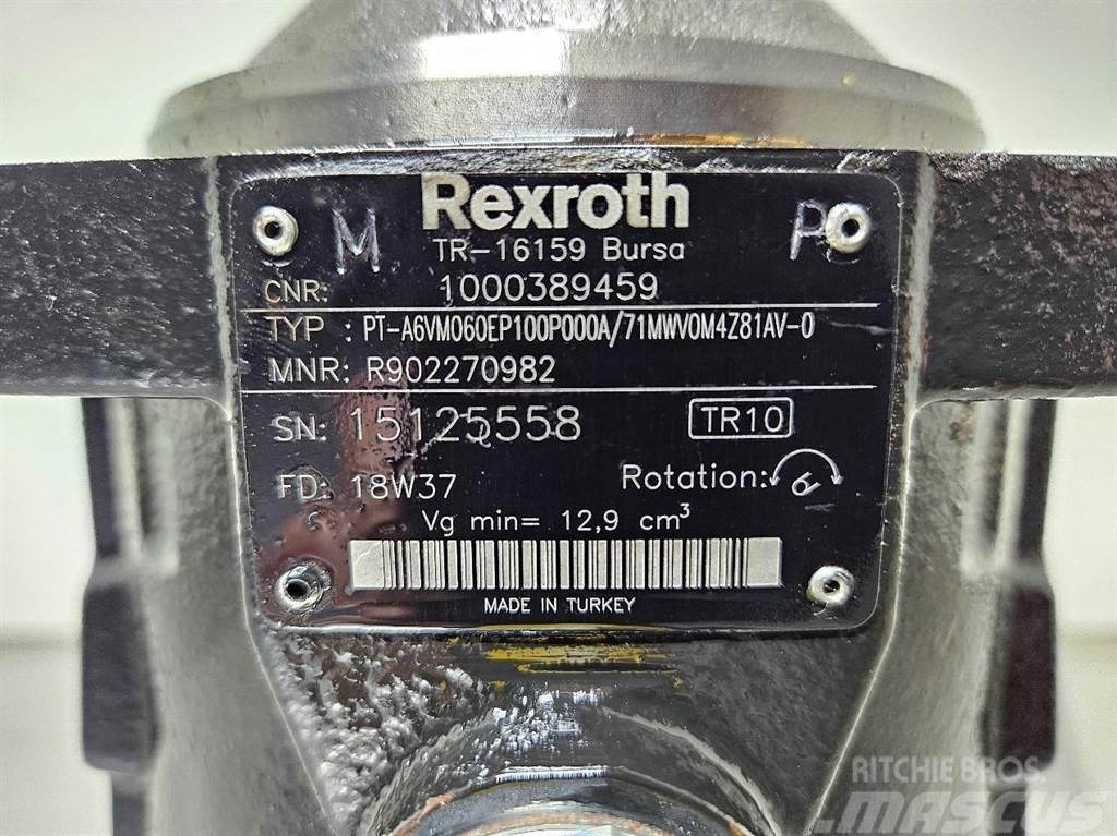Wacker Neuson 1000389459-Rexroth A6VM060EP-Drive pump/Fahrpumpe Hidráulicos