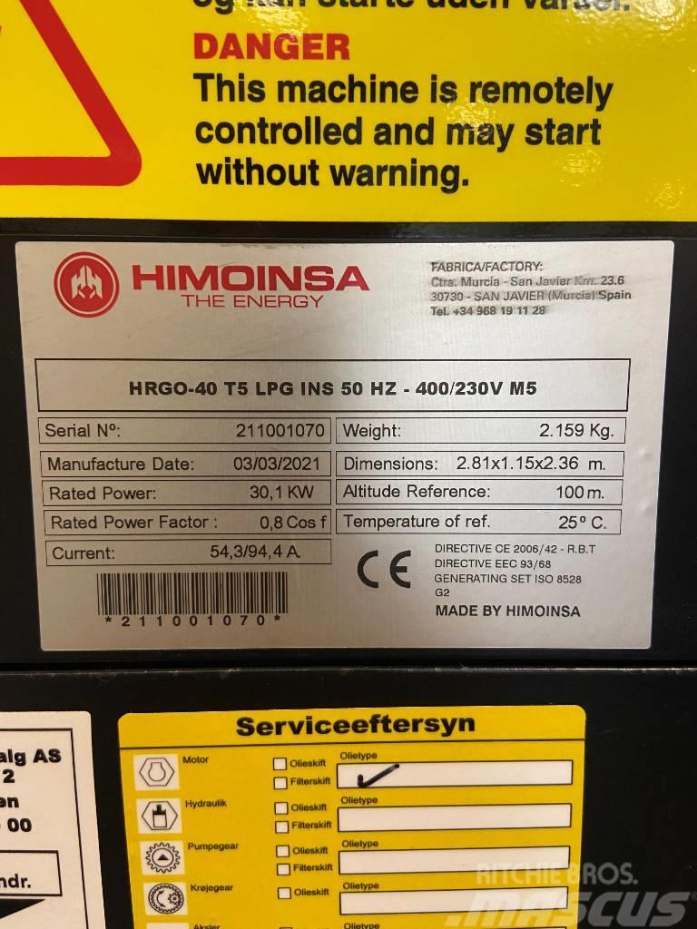 Himoinsa HRGO-40 T5 LPG Generadores de gas