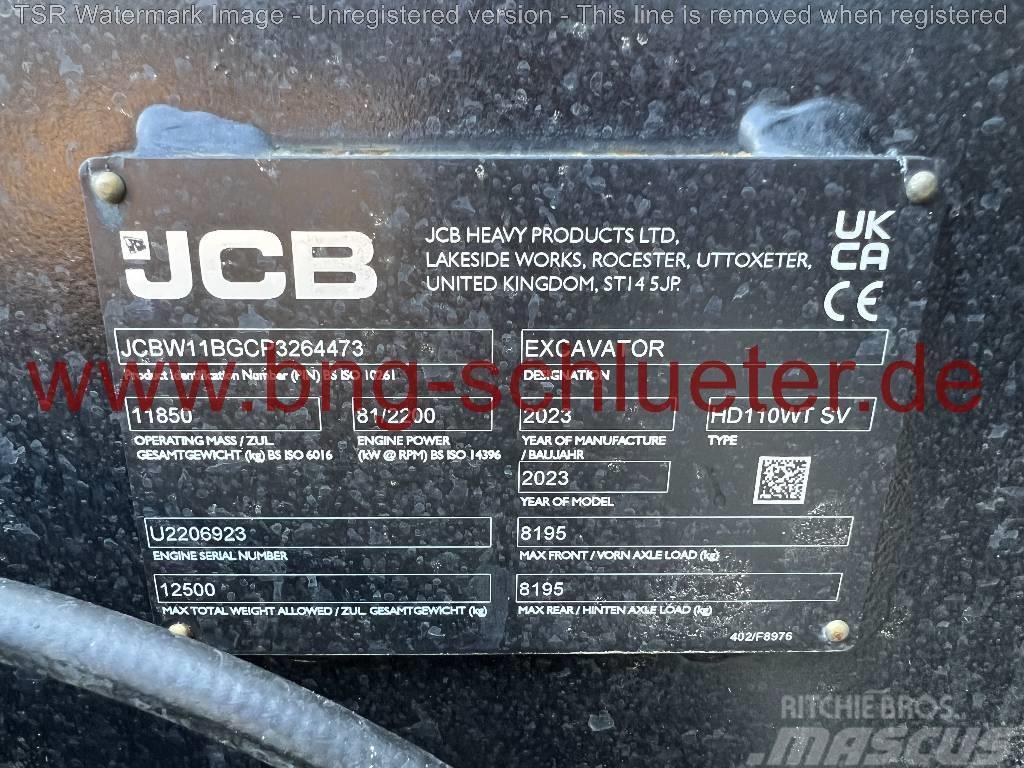 JCB Hydradig 110W BLACK -Demo- Excavadoras de ruedas
