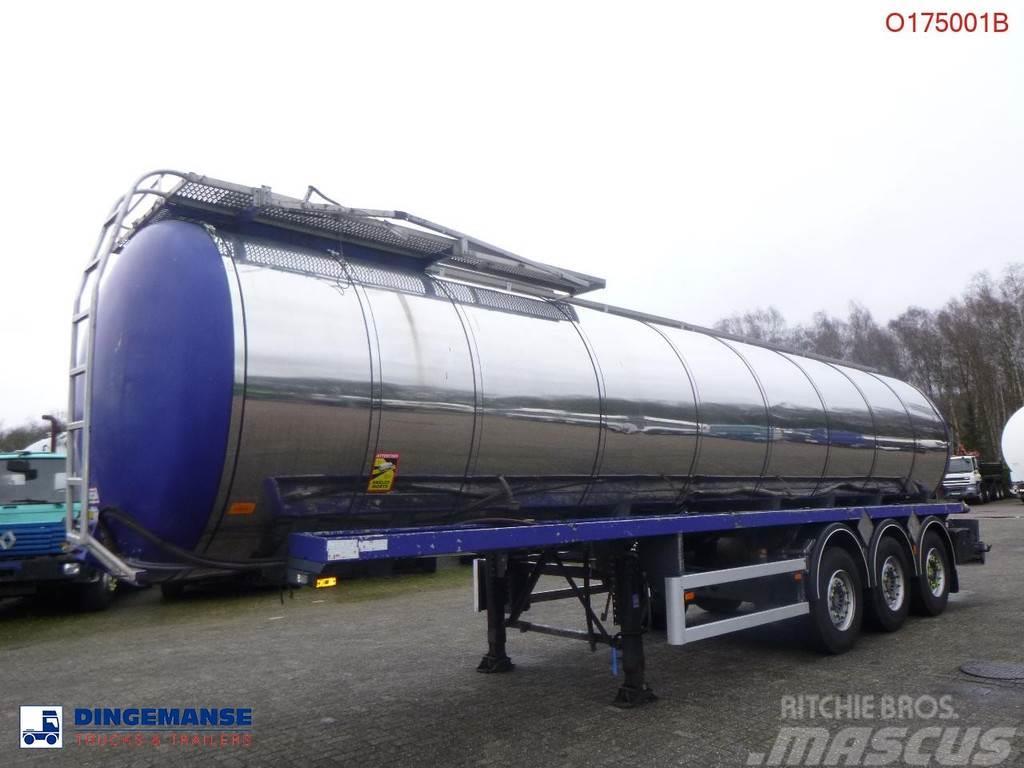 EKW Heavy oil tank inox 32.6 m3 / 1 comp Semirremolques cisterna