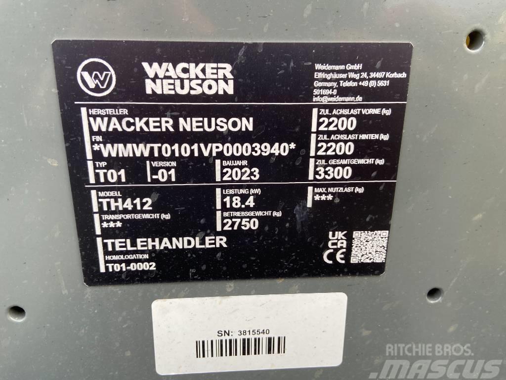 Wacker Neuson TH412 Carretillas telescópicas