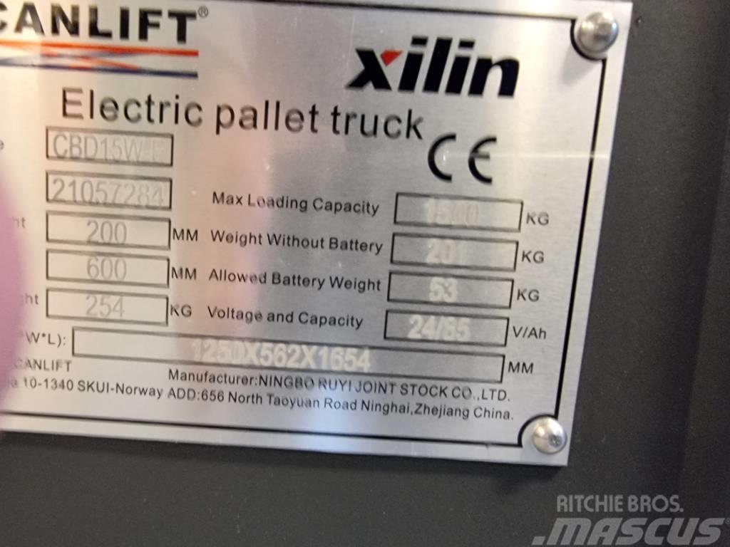 Xilin CBD15W-E -1,5 tonns palletruck med vekt (PÅ LAGER) Transpaletas Electricas