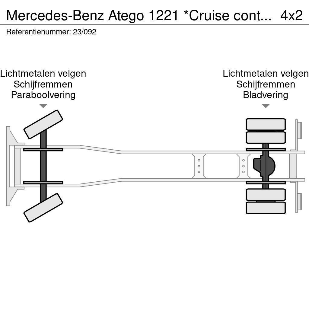 Mercedes-Benz Atego 1221 *Cruise control*Bluetooth*Elektrisch ve Isotermos y frigoríficos