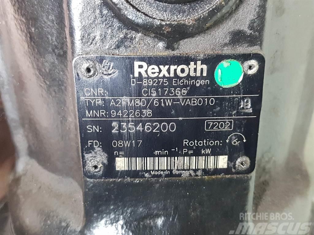 Manitou 160ATJ-CI517366-Rexroth A2FM80/61W-Drive motor Hidráulicos