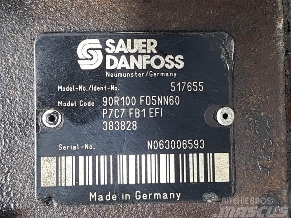 Sauer Danfoss 90R100FD5NN60P7C7-517655-Drive pump/Fahrpumpe Hidráulicos