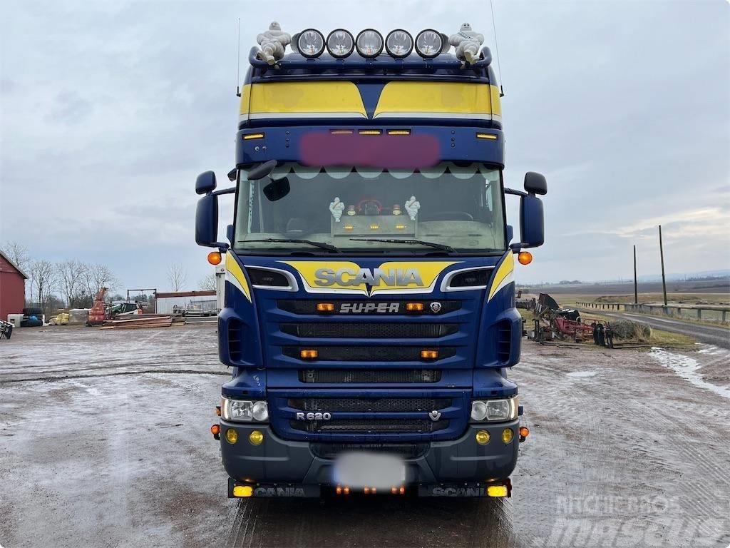 Scania R620 Wywrotka do zboża ORY AB Przyczepa Ory T18/20 Camiones para granja y transporte de granos