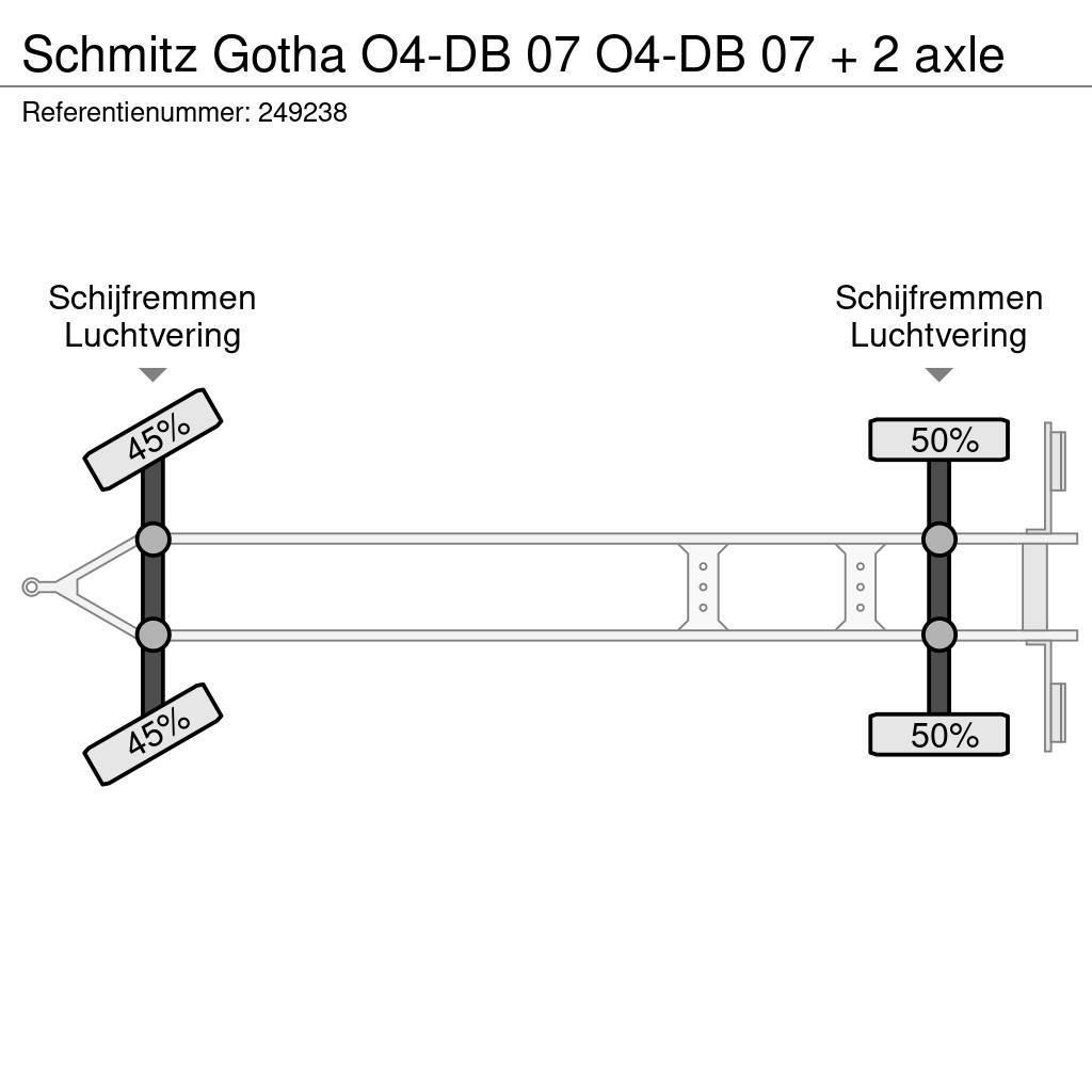 Schmitz Cargobull Gotha O4-DB 07 O4-DB 07 + 2 axle Caja de lona