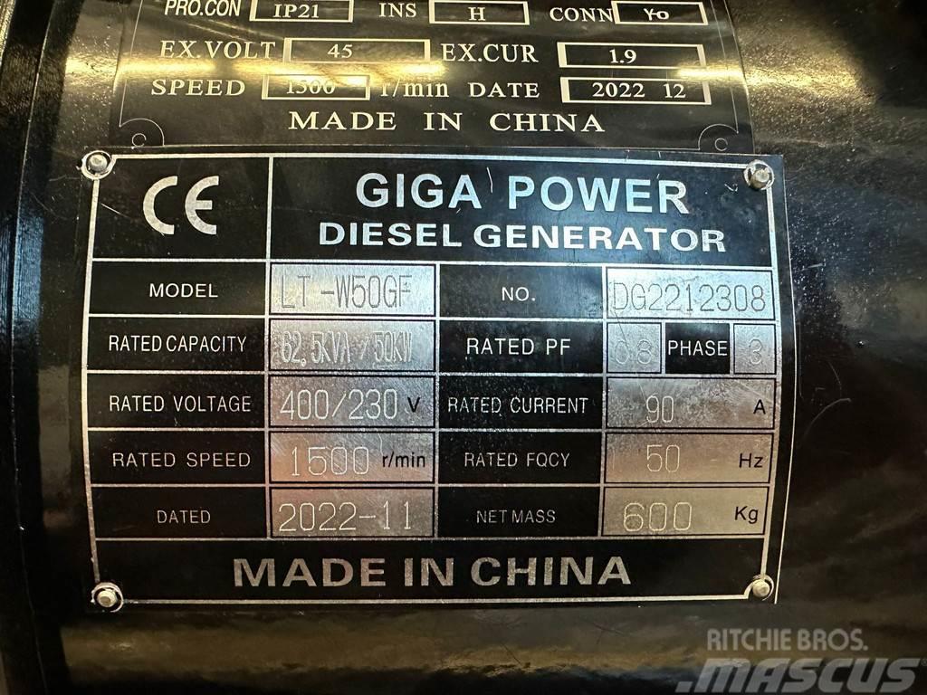  Giga power LT-W50GF 62.5KVA open set Otros generadores