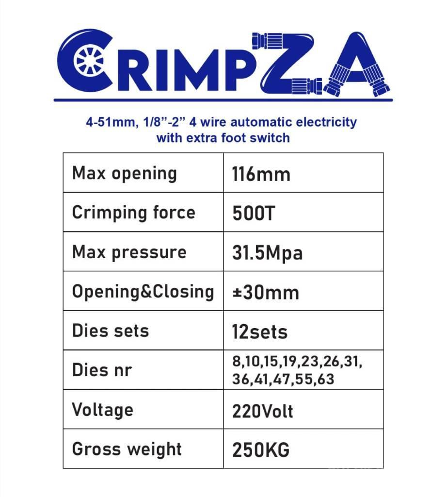  CrimpZA Crimping, Skiving, Cutting Equipment 12v/2 Otros equipamientos de construcción