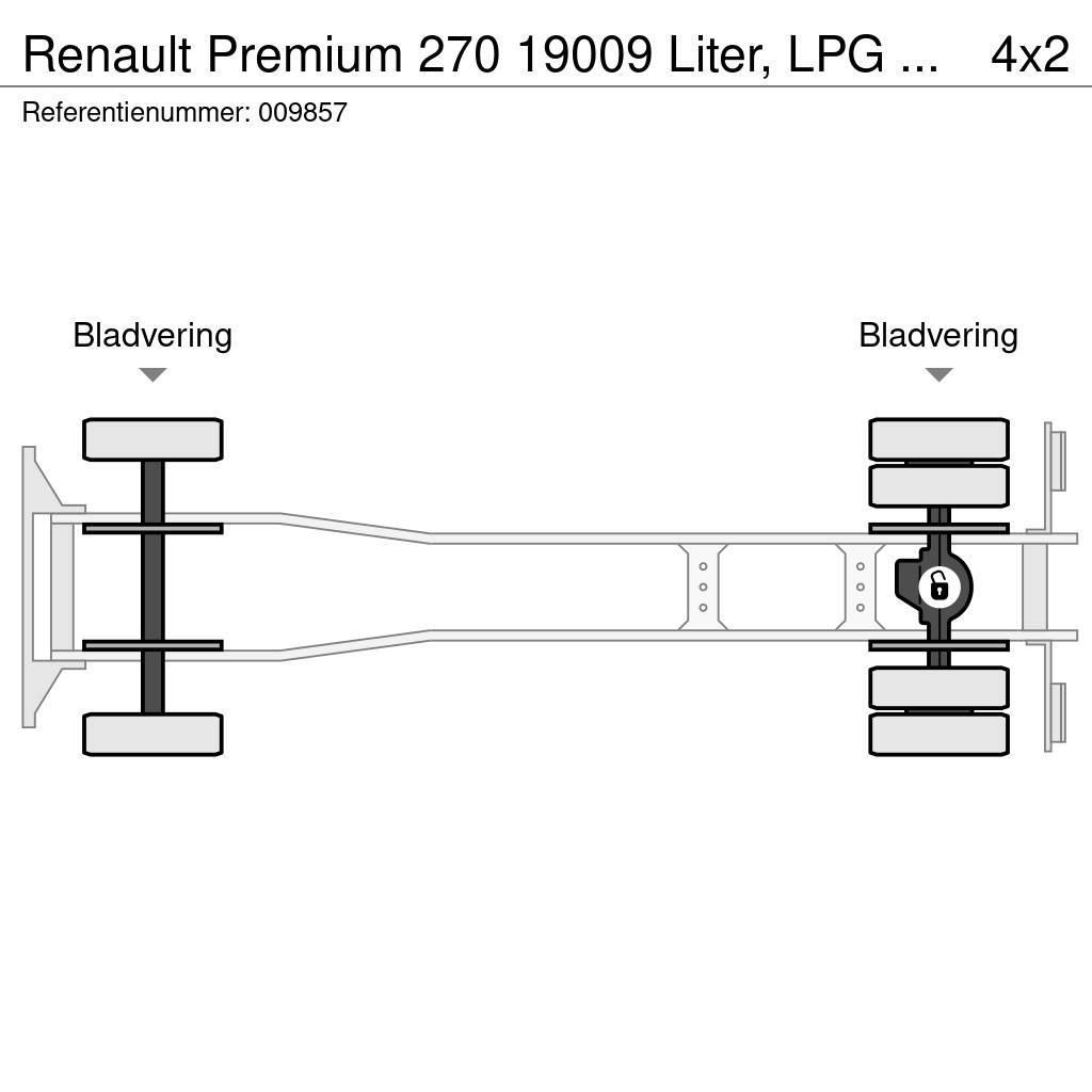 Renault Premium 270 19009 Liter, LPG GPL, Gastank, Steel s Camiones cisterna
