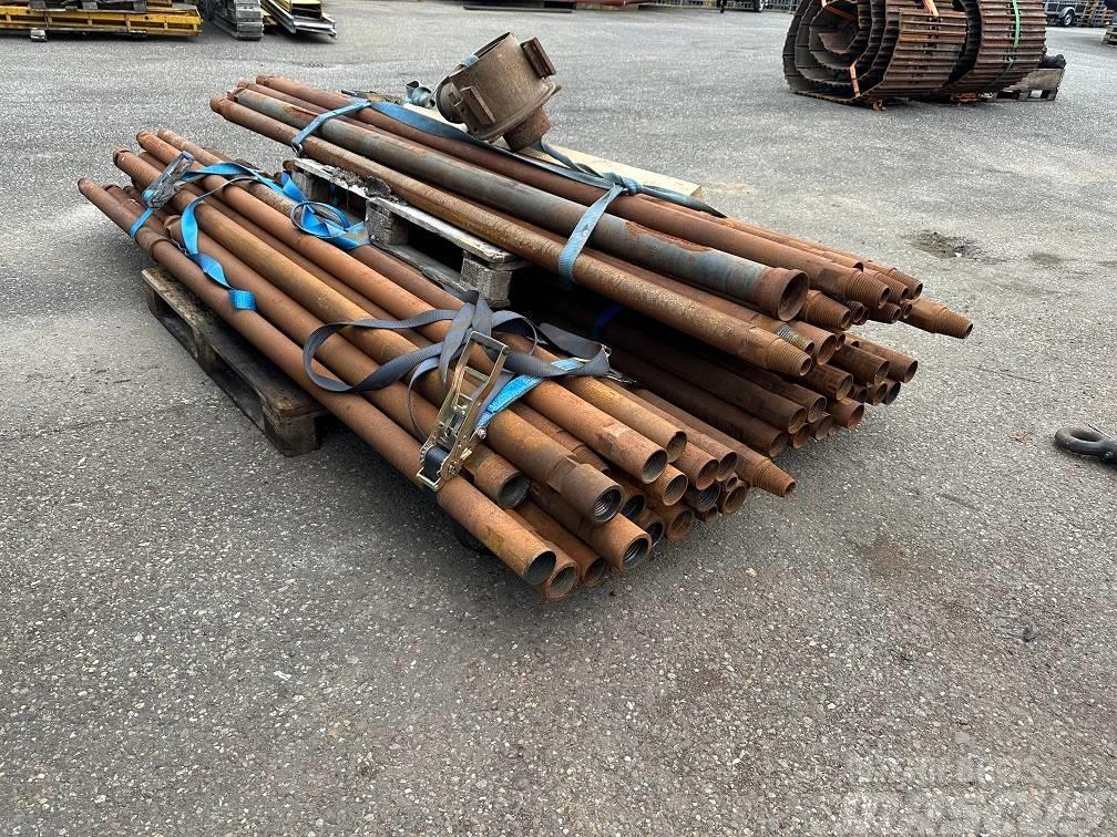  drilling pipe 75mm 3m long Taladros