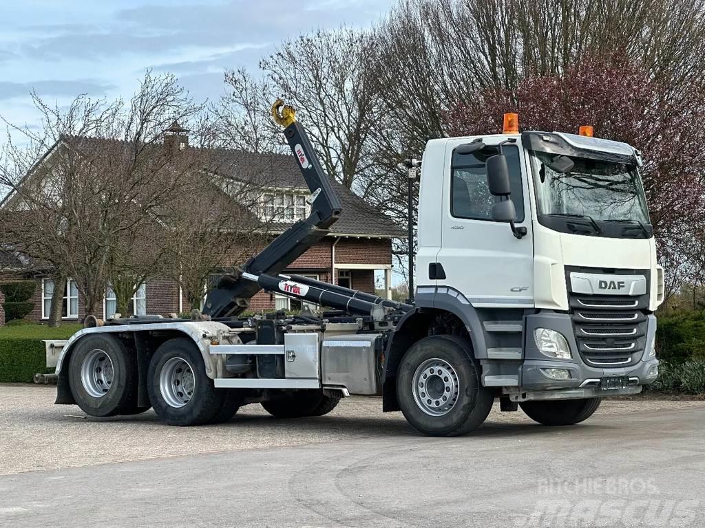 DAF CF 430 CF 430 FAS 6x2 HAAK/CONTAINER!!2018!! Camiones polibrazo