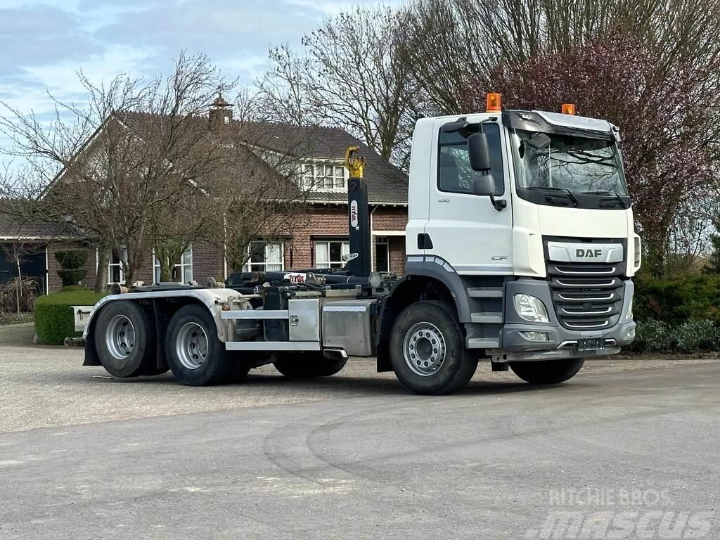 DAF CF 430 CF 430 FAS 6x2 HAAK/CONTAINER!!2018!! Camiones polibrazo