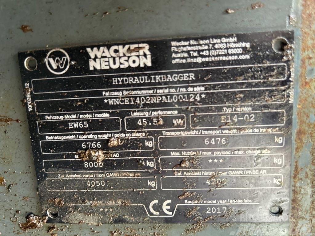 Wacker Neuson EW65 Excavadoras de ruedas
