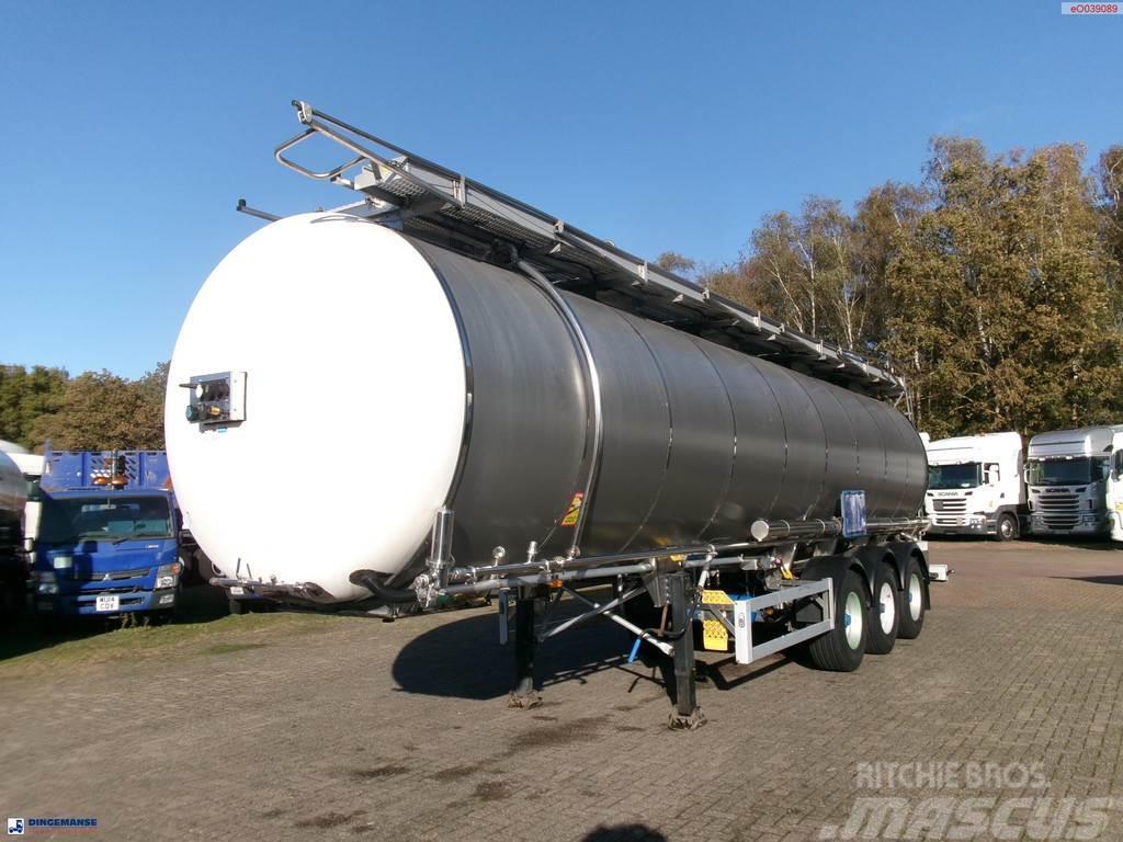 Feldbinder Chemical tank inox 37.5 m3 / 1 comp Semirremolques cisterna